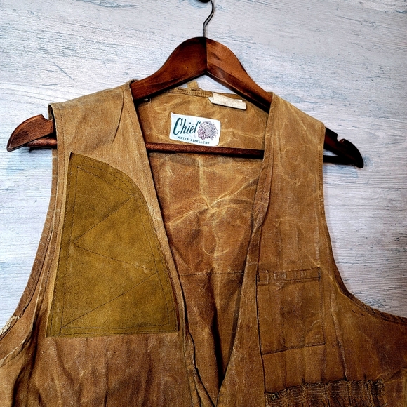 Vintage Jackets & Coats Vintage Waxed Canvas Hunting Vest Perfect